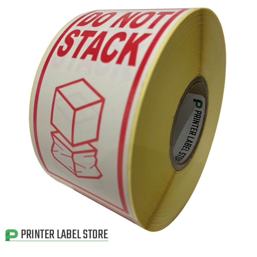 50 x 99mm Do Not Stack Labels - 500 labels on a roll