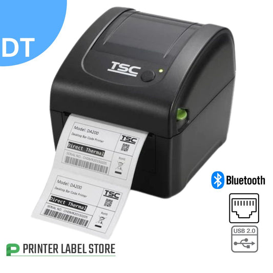 TSC DA220 Direct Thermal Label Printer - 203 dpi Desktop label printer - usb, ethernet & bluetooth connectivity