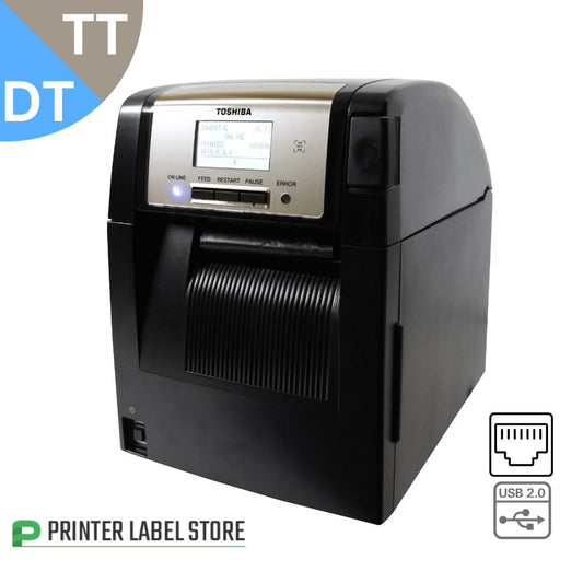 Toshiba TEC BA420T - 300 dpi 4 inch mid-range direct thermal / thermal transfer label printer - BA420T-GS12-QM-S